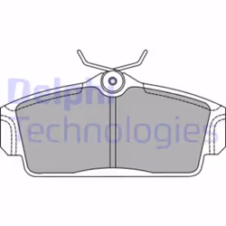 Set di pastiglie freno DELPHI LP1435, anteriore