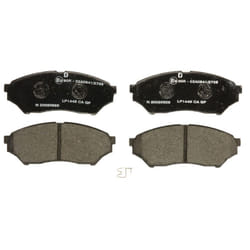 Set di pastiglie freno DELPHI LP1448, anteriore