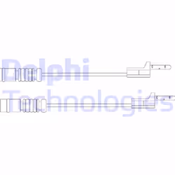 Codificatore, indicatore di usura dei freni DELPHI LZ0115