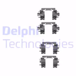 Set di accessori, pastiglia del freno a disco DELPHI LX0298