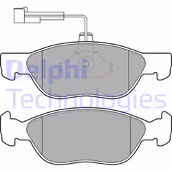 Set di pastiglie freno DELPHI LP1586, anteriore