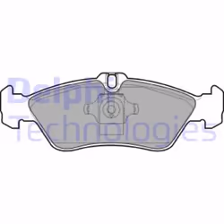 Set di pastiglie freno DELPHI LP1596, posteriore