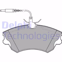 Set di pastiglie freno DELPHI LP1614, anteriore