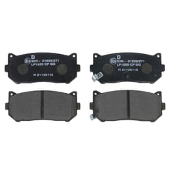 Set di pastiglie freno DELPHI LP1528, posteriore