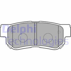 Set di pastiglie freno DELPHI LP1539, posteriore