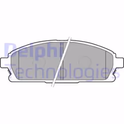 Set di pastiglie freno DELPHI LP1659, anteriore - Vista aggiuntiva 4