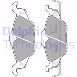 Set di pastiglie freno DELPHI LP1673, anteriore