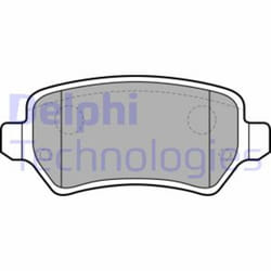 Set di pastiglie freno DELPHI LP1681, posteriore