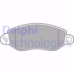 Set di pastiglie freno DELPHI LP1583, anteriore