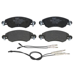 Set di pastiglie freno DELPHI LP1656, anteriore