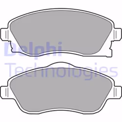 Set di pastiglie freno DELPHI LP1676, anteriore