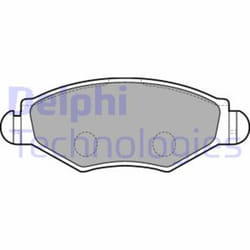 Set di pastiglie freno DELPHI LP1699, anteriore
