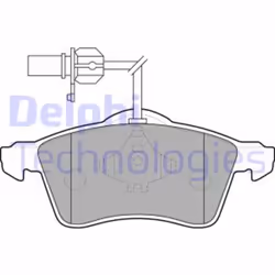 Set di pastiglie freno DELPHI LP1707, anteriore