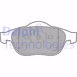 Set di pastiglie freno DELPHI LP1708, anteriore