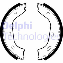Set di ganasce freno, freno di stazionamento DELPHI LS1372