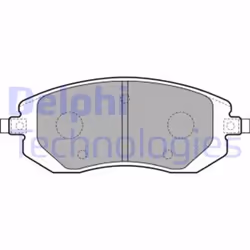Set di pastiglie freno DELPHI LP1718, anteriore