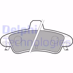 Set di pastiglie freno DELPHI LP1725, posteriore - Vista aggiuntiva 4