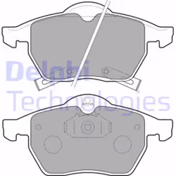 Set di pastiglie freno DELPHI LP1731, anteriore - Vista aggiuntiva 4