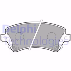Set di pastiglie freno DELPHI LP1737, anteriore - Vista aggiuntiva 4