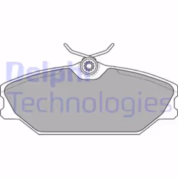 Set di pastiglie freno DELPHI LP1744, anteriore - Vista aggiuntiva 4