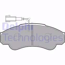 Set di pastiglie freno DELPHI LP1751, anteriore - Vista aggiuntiva 4
