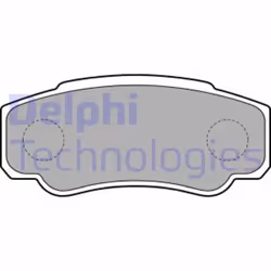 Set di pastiglie freno DELPHI LP1790, posteriore - Vista aggiuntiva 4