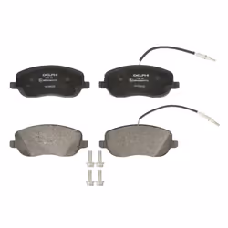 Set di pastiglie freno DELPHI LP1792, anteriore