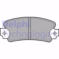 Set di pastiglie freno DELPHI LP146, posteriore - Vista aggiuntiva 2