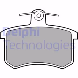 Set di pastiglie freno DELPHI LP451, posteriore