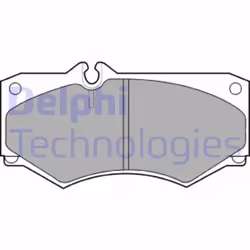 Set di pastiglie freno DELPHI LP468, anteriore