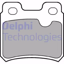 Set di pastiglie freno DELPHI LP0586, posteriore
