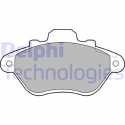 Set di pastiglie freno DELPHI LP0666, anteriore