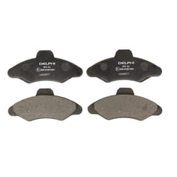 Set di pastiglie freno DELPHI LP673, anteriore