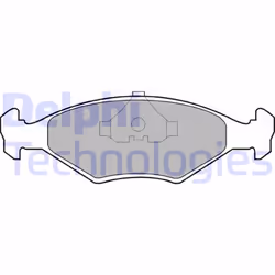 Set di pastiglie freno DELPHI LP677, anteriore