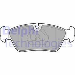 Set di pastiglie freno DELPHI LP710, anteriore