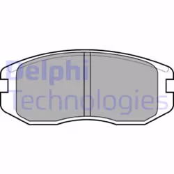 Set di pastiglie freno DELPHI LP0736, anteriore