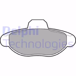 Set di pastiglie freno DELPHI LP771, anteriore