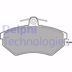 Set di pastiglie freno DELPHI LP778, anteriore