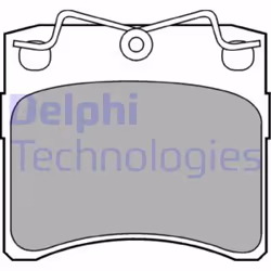 Set di pastiglie freno DELPHI LP785, anteriore - Vista aggiuntiva 4