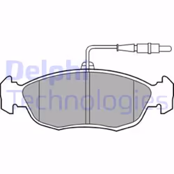 Set di pastiglie freno DELPHI LP793, anteriore