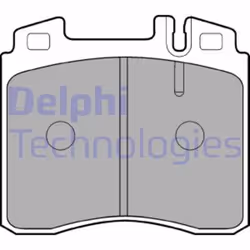 Set di pastiglie freno DELPHI LP0842, anteriore