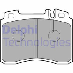 Set di pastiglie freno DELPHI LP844, anteriore