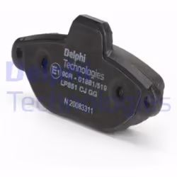 Set di pastiglie freno DELPHI LP851, anteriore - Vista aggiuntiva 4