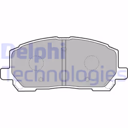 Set di pastiglie freno DELPHI LP1908, anteriore