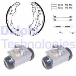 Set di ganasce freno DELPHI KP1077