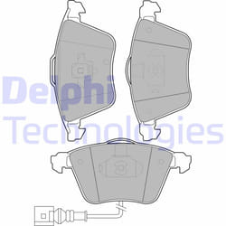 Set di pastiglie freno DELPHI LP1921, anteriore