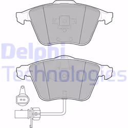 Set di pastiglie freno DELPHI LP1922, anteriore