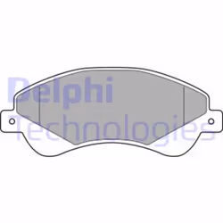 Set di pastiglie freno DELPHI LP1953, anteriore - Vista aggiuntiva 4