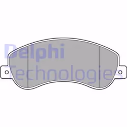 Set di pastiglie freno DELPHI LP1954, anteriore - Vista aggiuntiva 4