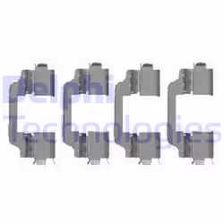Set di accessori, pastiglia del freno a disco DELPHI LX0458